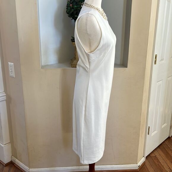 Lulu’s NEW w tags Womens size XL cream off white midi sleeveless dress - Picture 6 of 16